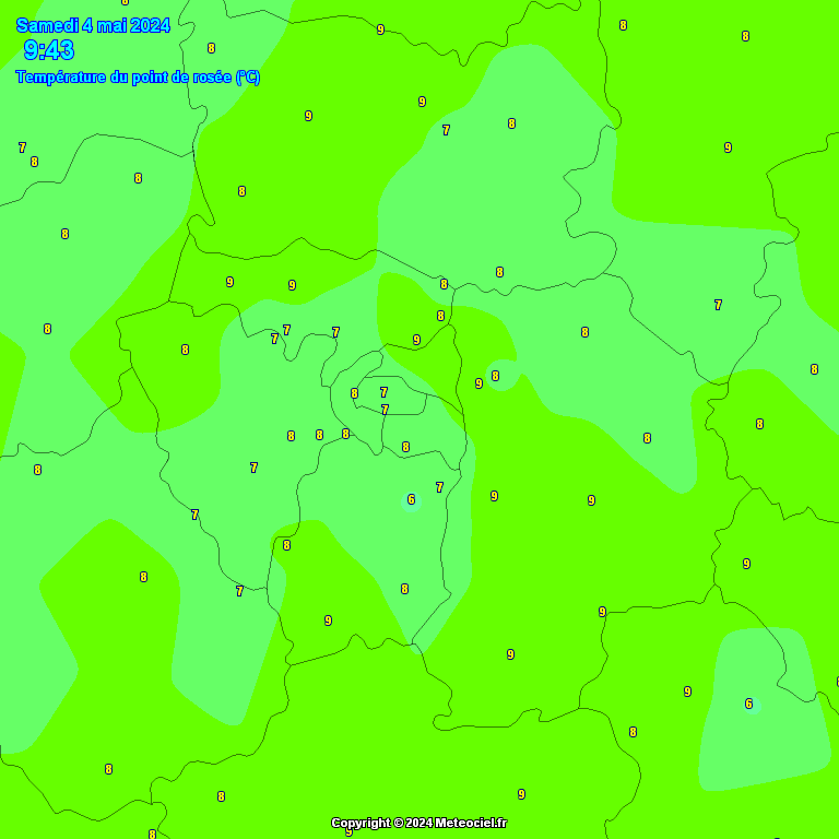 Temperature - point de rose