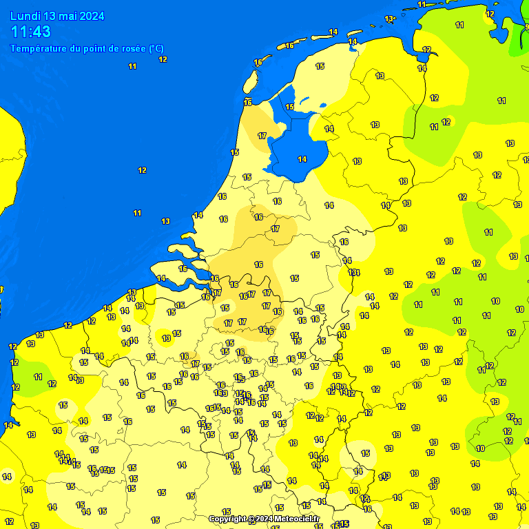 Temperature - point de rose