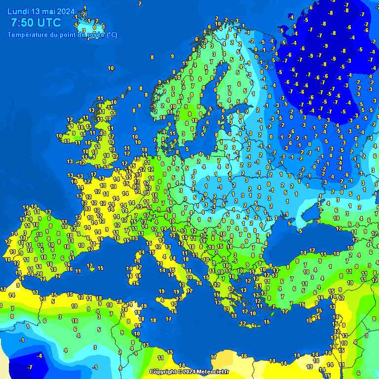 Temperature - point de rose