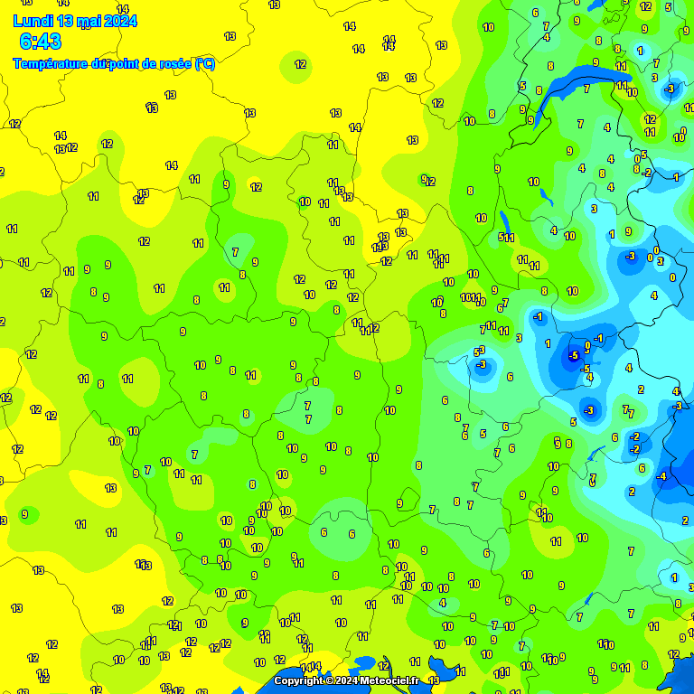 Temperature - point de rose