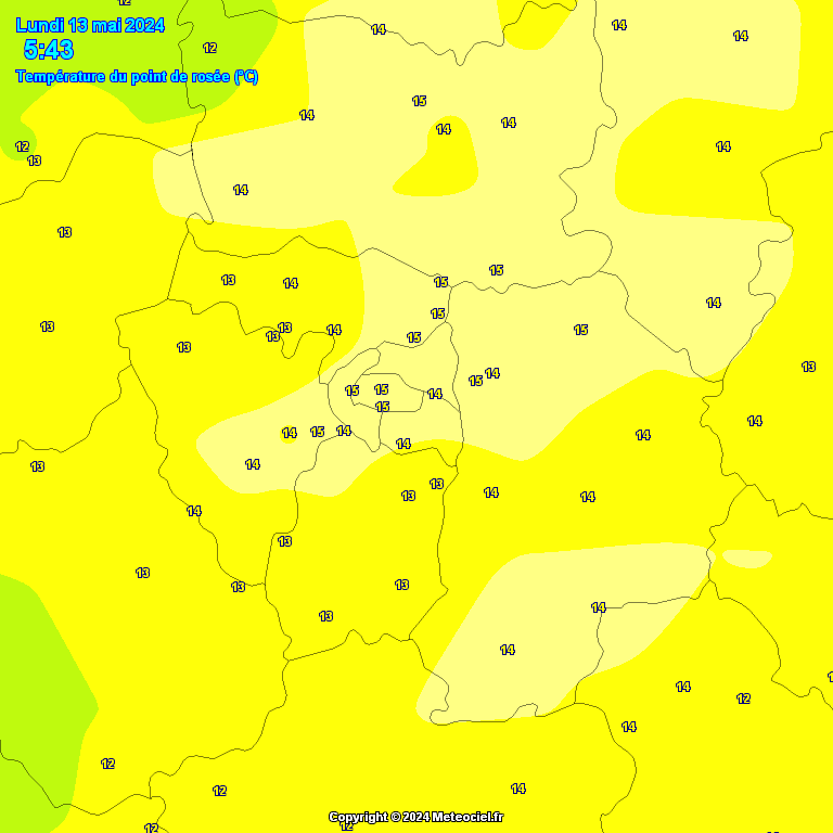 Temperature - point de rose