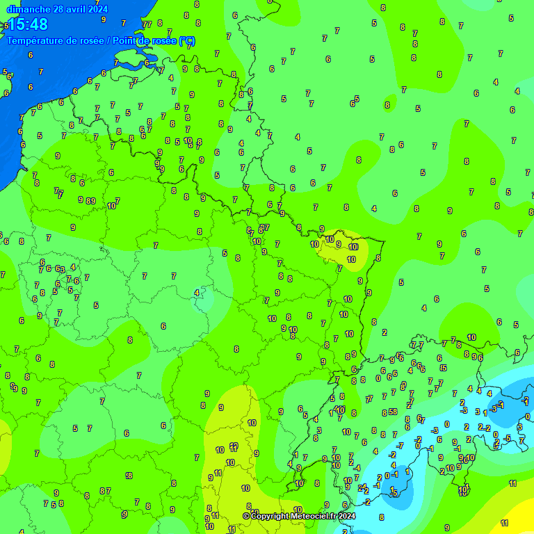 Temperature - point de rose