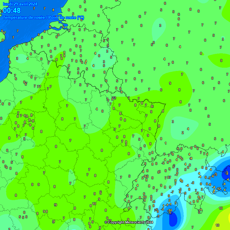 Temperature - point de rose