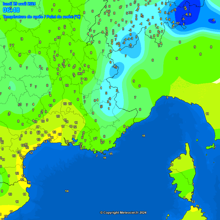 Temperature - point de rose